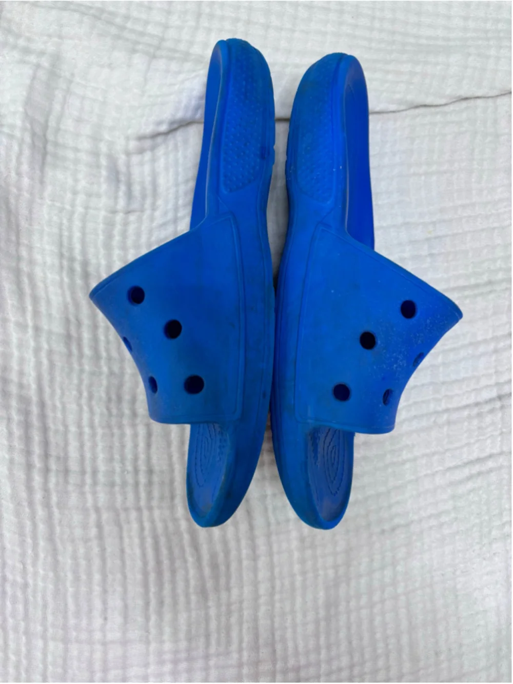 Men’s Crocs Blue Clog Slides Size 9